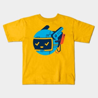 Cute Flying Robot Kids T-Shirt